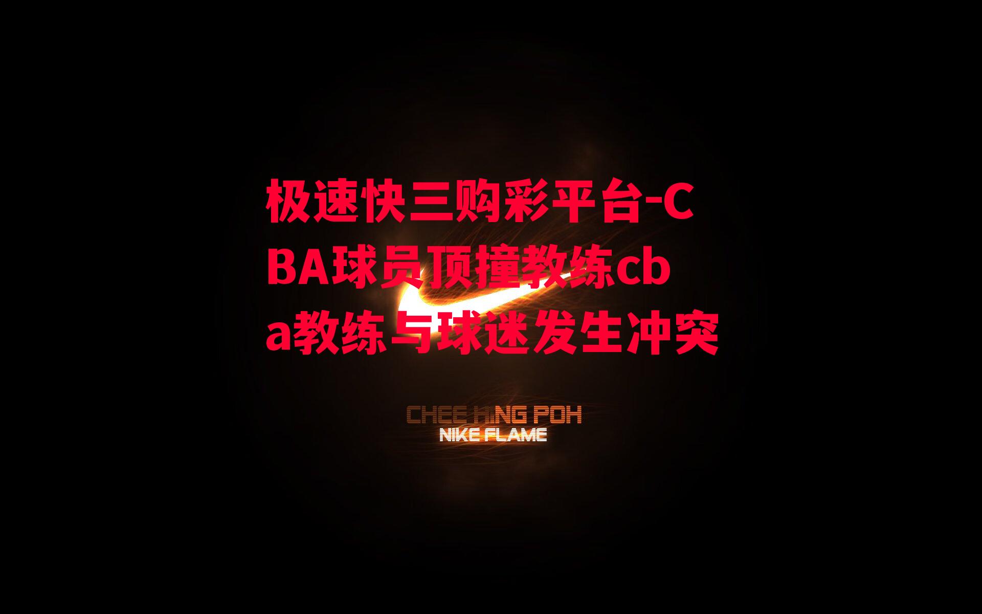 CBA球员顶撞教练cba教练与球迷发生冲突